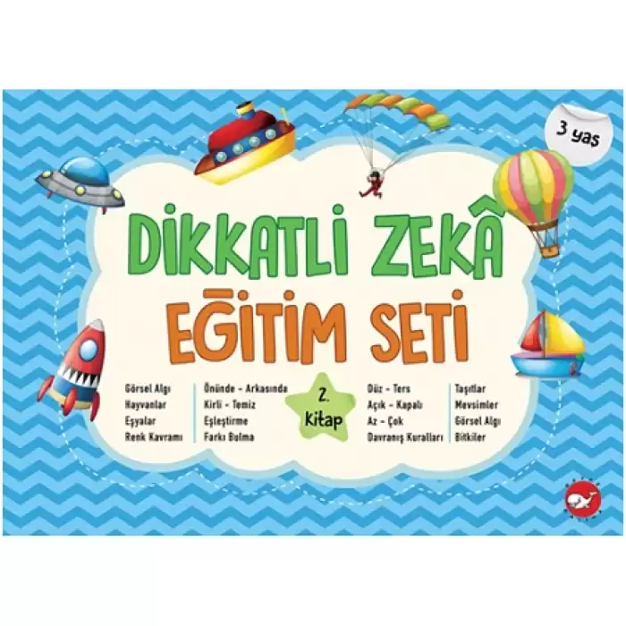 Dikkatli Zeka Eğitim Seti  2. Kitap- 3 Yaş