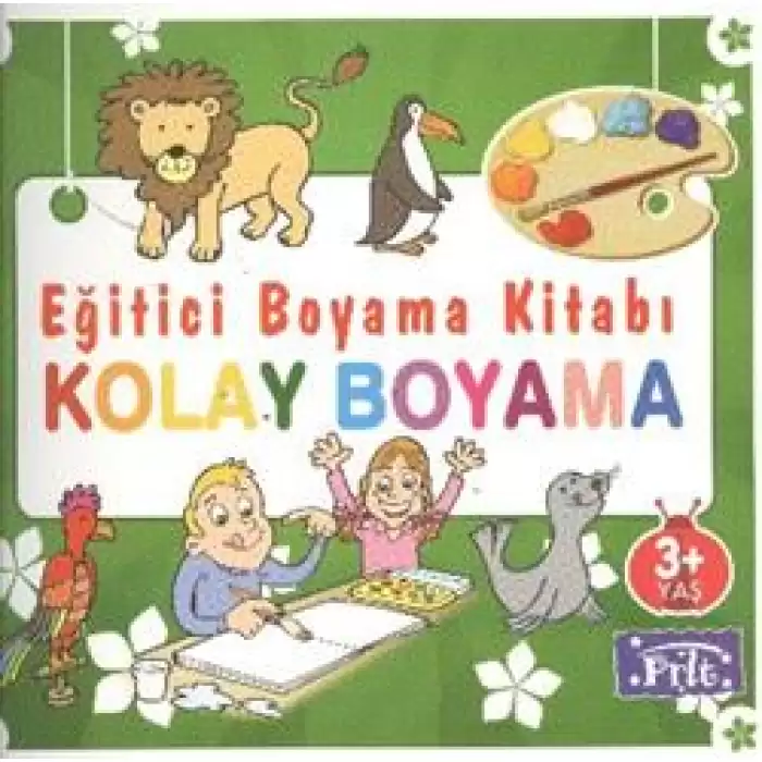 Eğitici Boyama Kitabı - Kolay Boyama