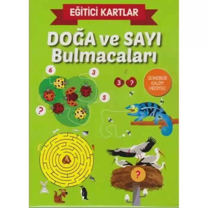 Doğa ve Sayı Bulmacaları - Eğitici Kartlar