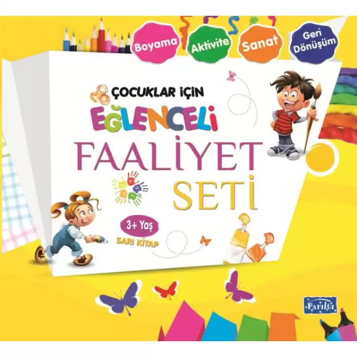 Eğlenceli Faaliyet Seti Sarı Kitap - 3 Yaş Üzeri