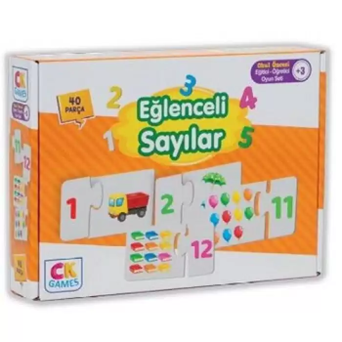 Eğlenceli Sayılar Okul Öncesi Oyun Seti