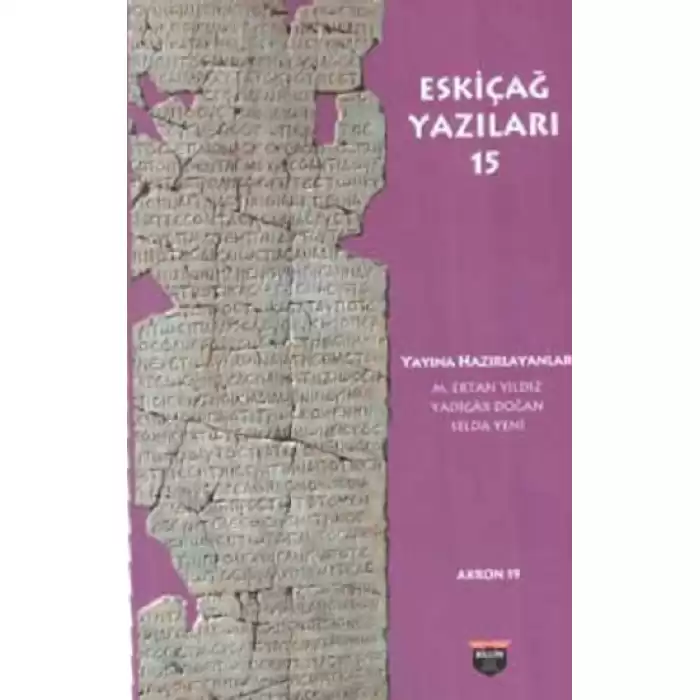 Eskiçağ Yazıları 15