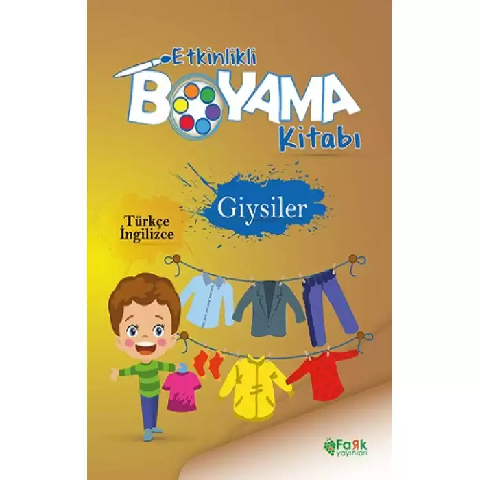 Etkinlikli Boyama Kitabı Giysiler