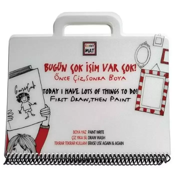 Funny Mat Mini Set - Bugün Çok İşim Var Çok!