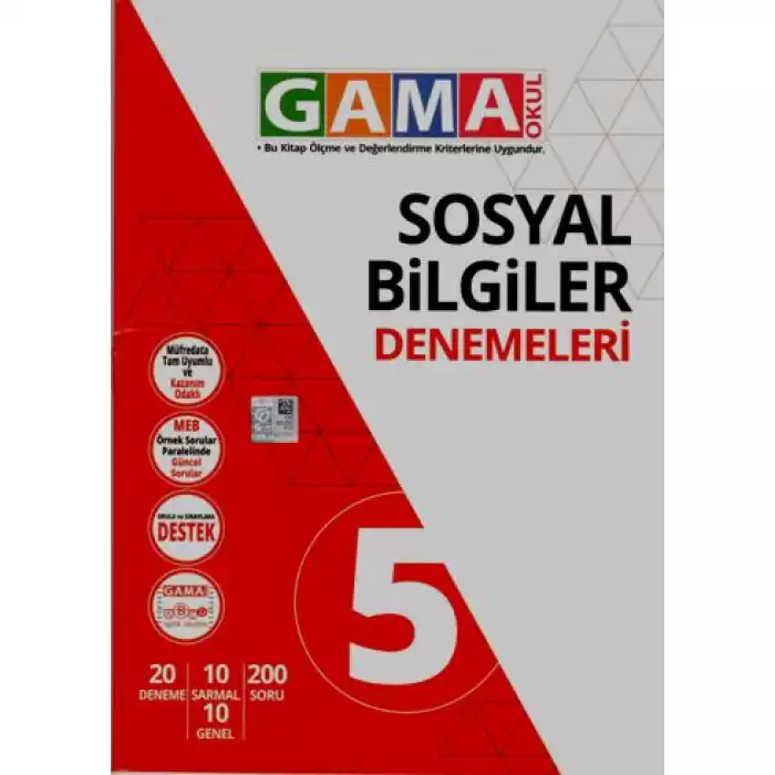 Gama 5 Sosyal Bilgiler Denemeleri