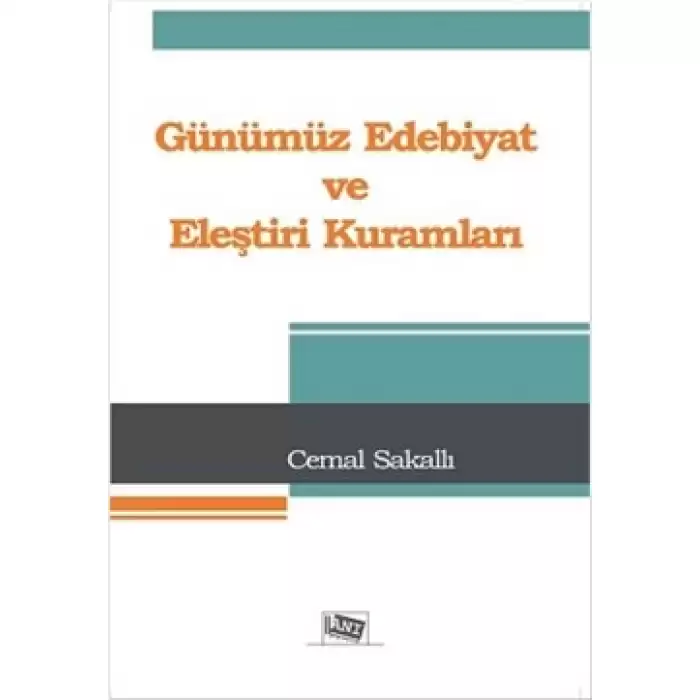 Günümüz Edebiyat ve Eleştiri Kuramları