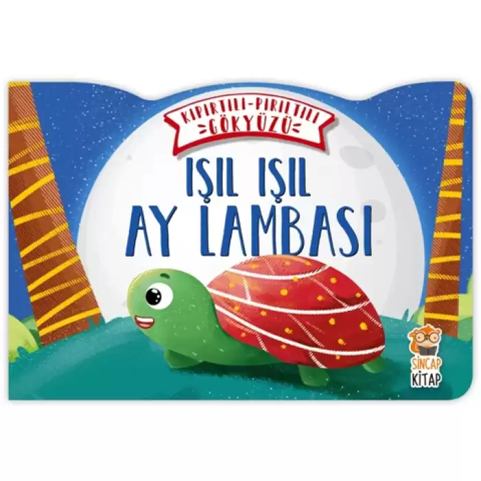 Işıl Işıl Ay Lambası - Kıpırtılı Pırıltılı Gökyüzü (Ciltli)