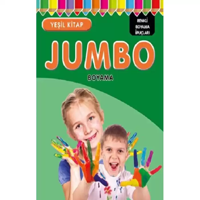 Jumbo Boyama - Yeşil Kitap