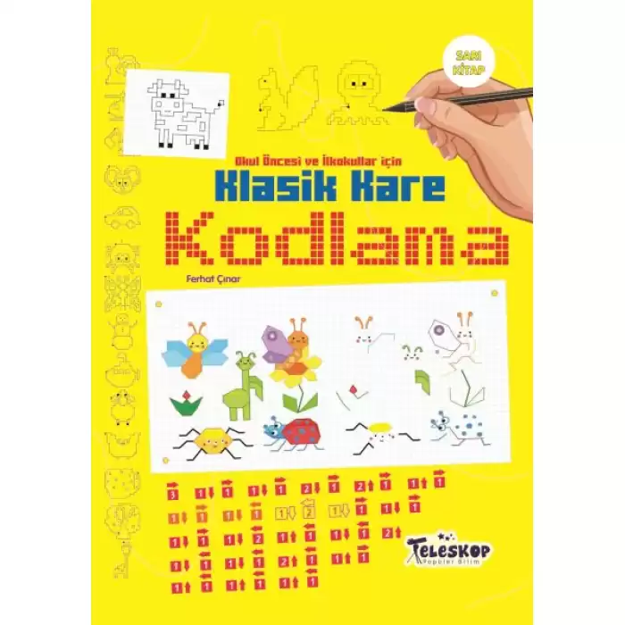 Klasik Kare Kodlama Sarı Kitap