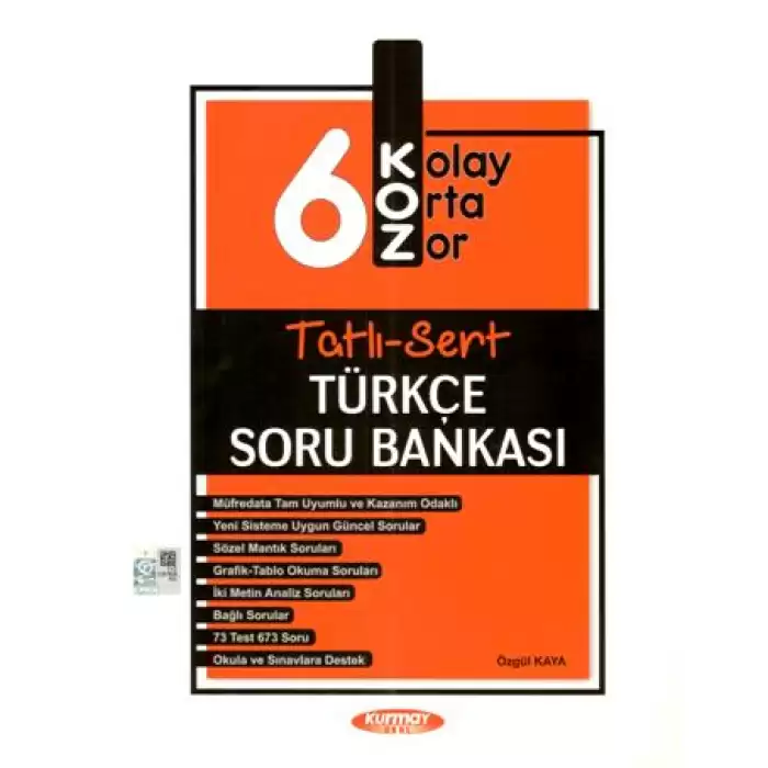 Koz 6 Tatlı Sert Türkçe Soru Bankası
