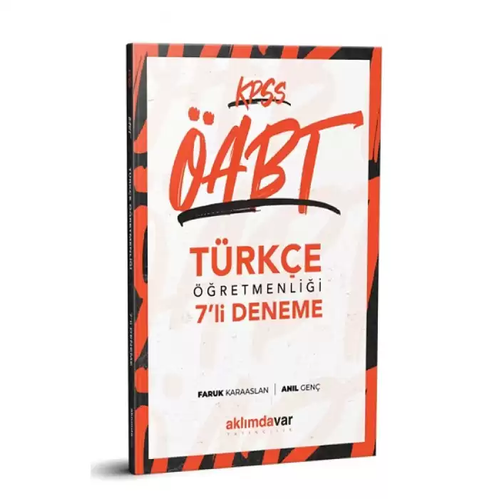 KPSS ÖABT Türkçe Öğretmenliği 7 Deneme