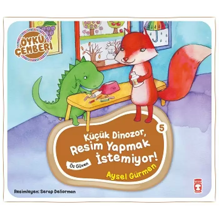 Küçük Dinozor Resim Yapmak İstemiyor - Öykü Çemberi 5