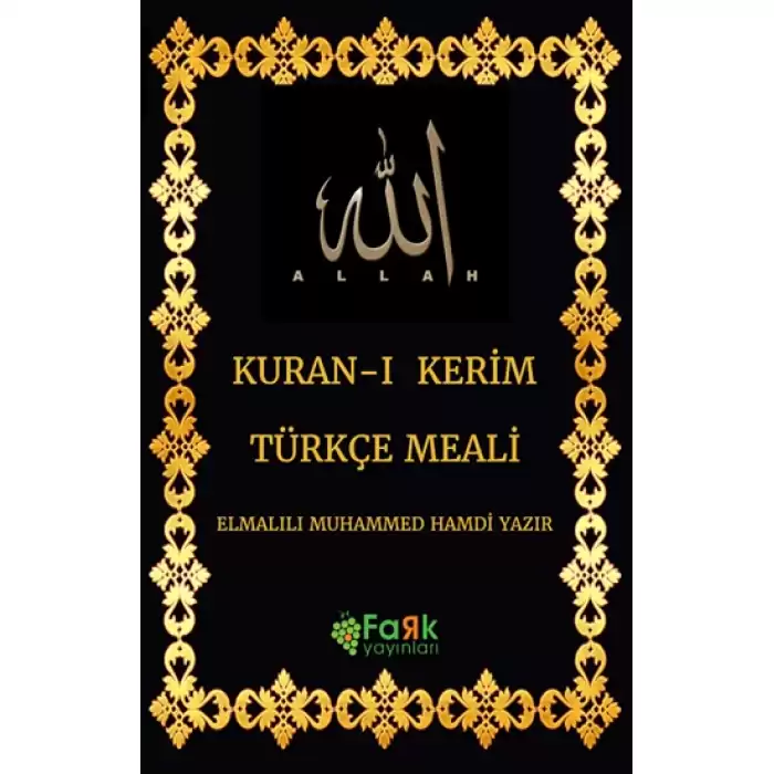 Kuran-ı Kerim Türkçe Meali