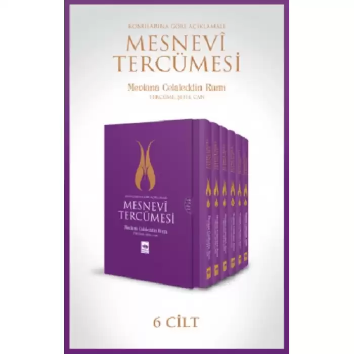 Mesnevi Tercümesi 6 Cilt (Kutulu) (Ciltli)