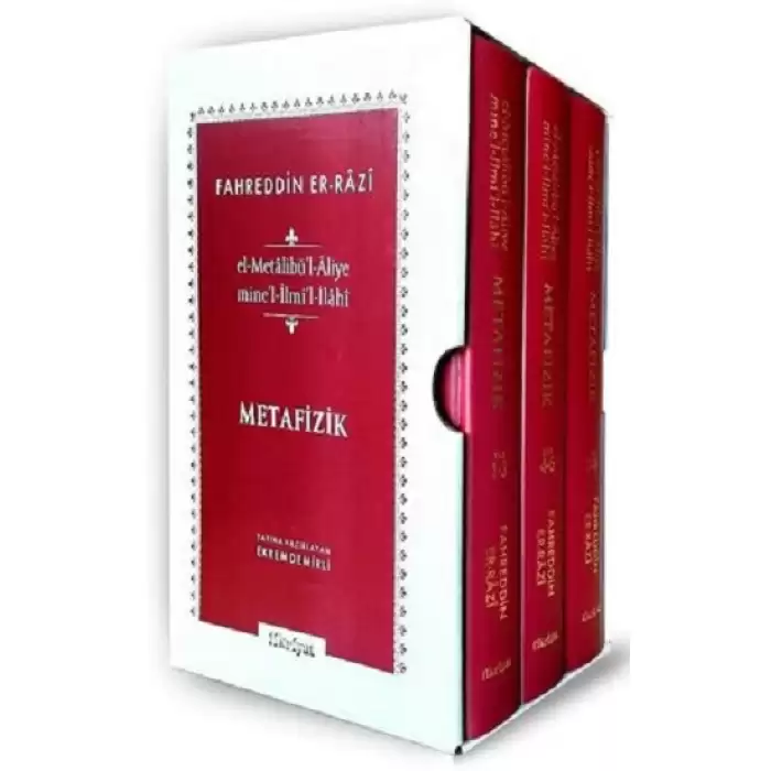 Metafizik: el-Metalibül - Aliye Seti - 3 Kitap Takım - Kutulu