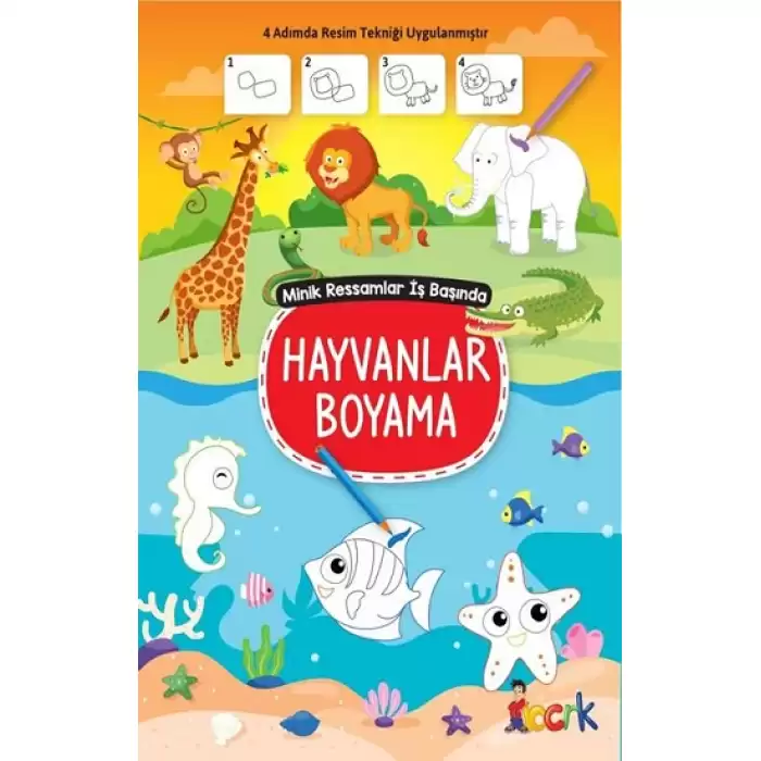 Minik Ressam İş Başında - Hayvanlar Boyama