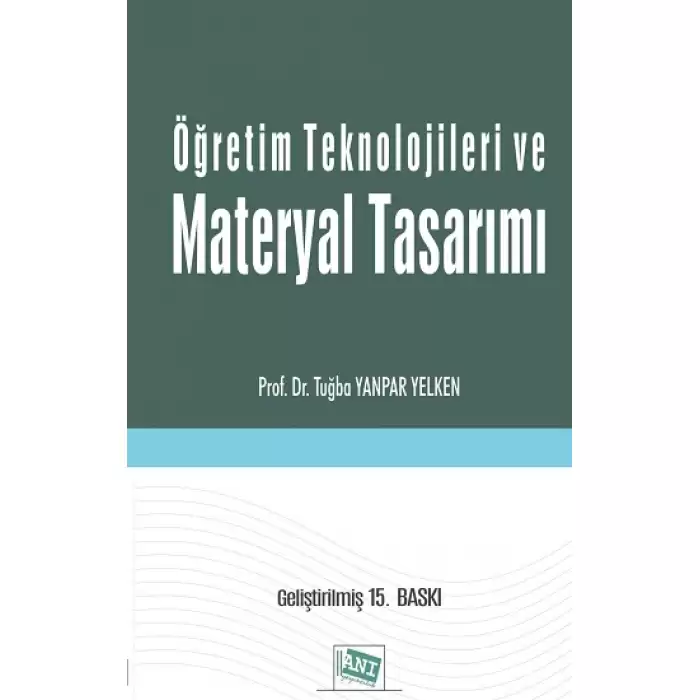 Öğretim Teknolojileri ve Materyal Tasarımı