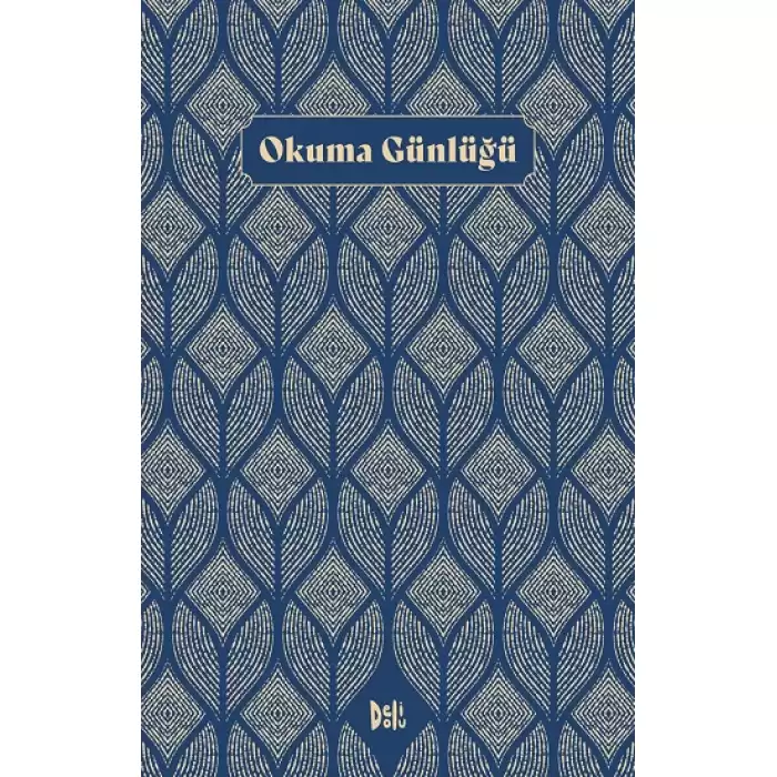 Okuma Günlüğü (Motifli - Lacivert) (Ciltli)