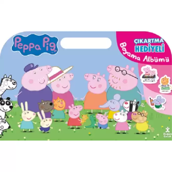 Peppa Pig Çıkartma Hediyeli Boyama Albümü