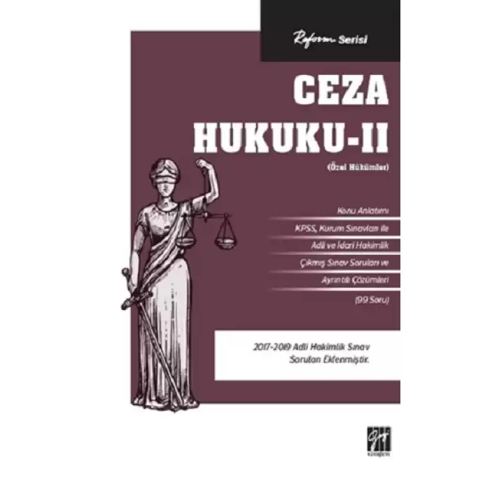 Reform Serisi Ceza Hukuku –II (Özel Hükümler)