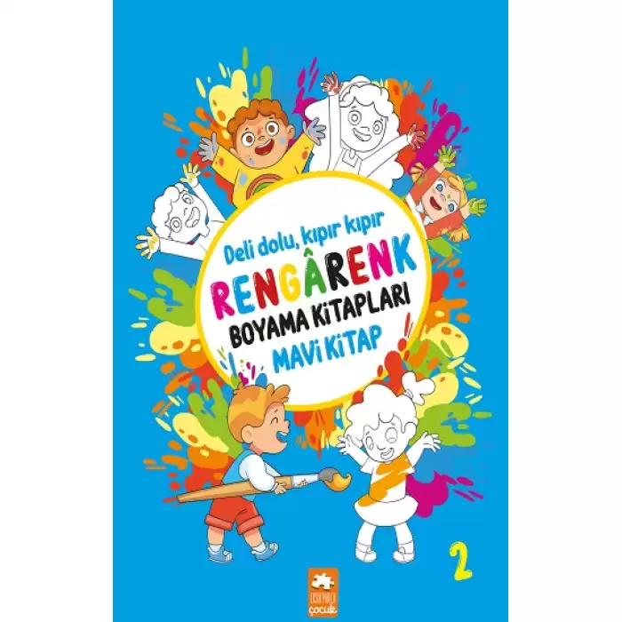 Rengarenk Boyama Kitapları - Mavi Kitap