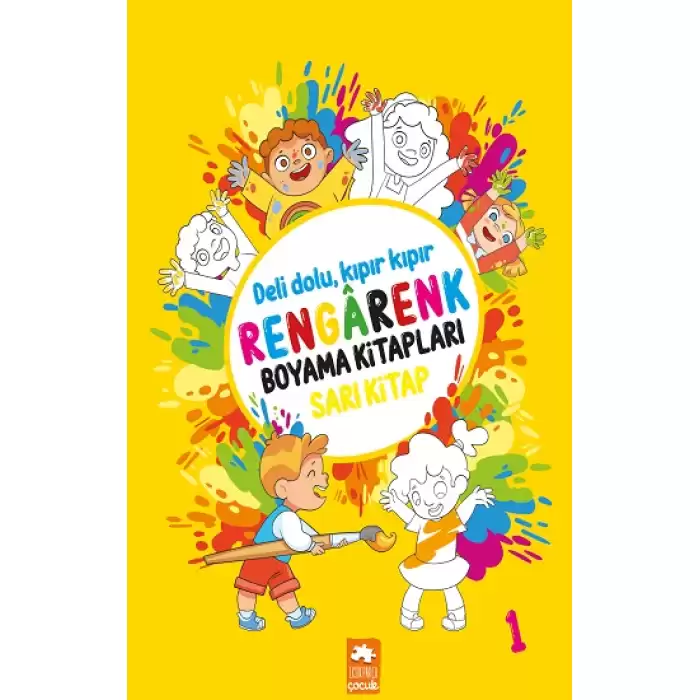 Rengarenk Boyama Kitapları - Sarı Kitap