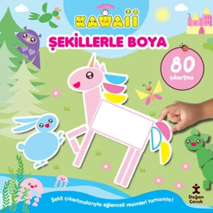 Sevimliler Kawaii Şekillerle Boya