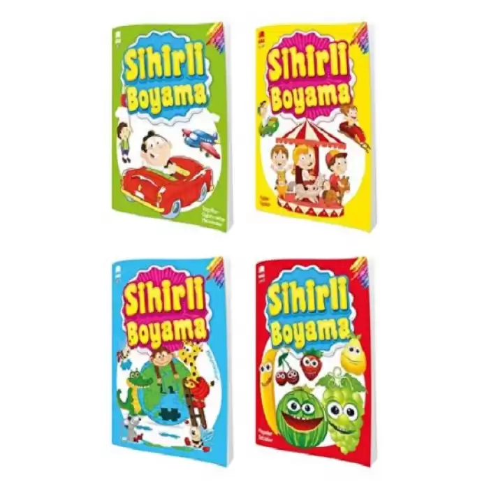 Sihirli Boyama (4 Kitap Takım)