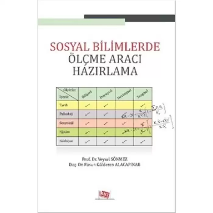 Sosyal Bilimlerde Ölçme Aracı Hazırlama