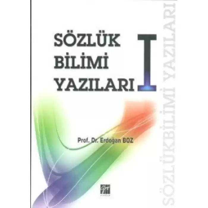 Sözlük Bilimi Yazıları 1