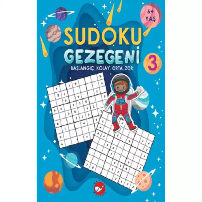 Sudoku Gezegeni 3 Başlangıç, Kolay, Orta, Zor 6+ Yaş