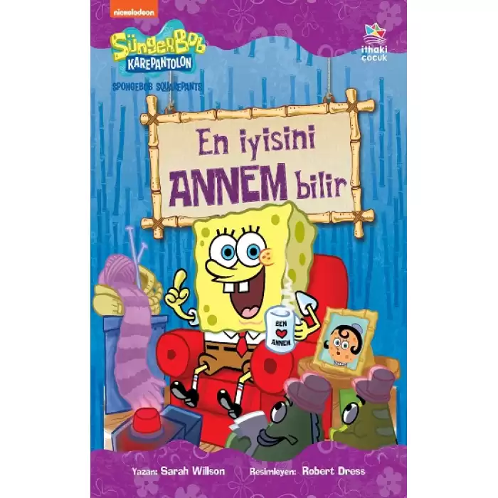 Sünger Bob Kare Pantolon En İyisini Annem Bilir