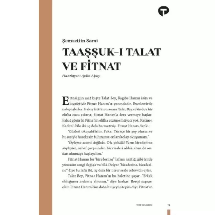 Taaşşuk-ı Talat ve Fitnat