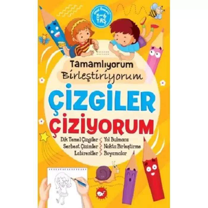 Tamamlıyorum Birleştiriyorum - Çizgiler Çiziyorum