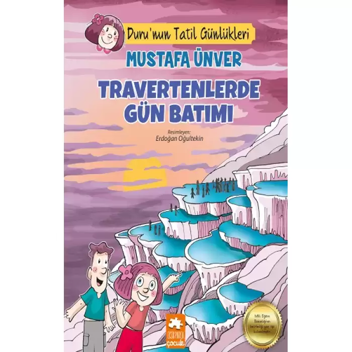 Travertenlerde Gün Batımı