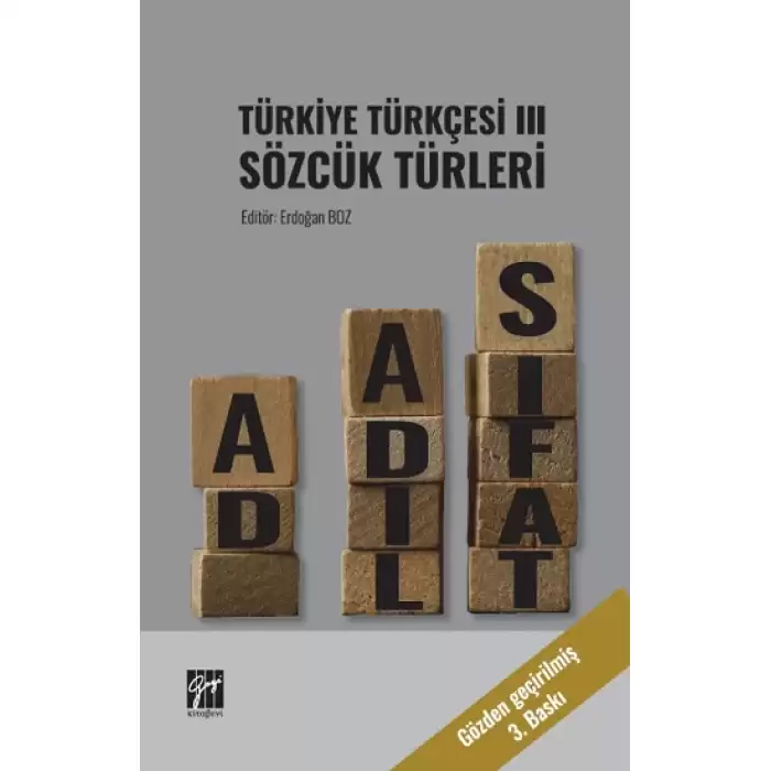 Türkiye Türkçesi III Sözcük Türleri