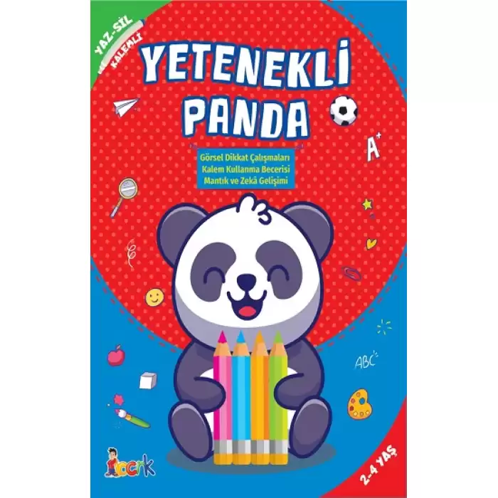 Yetenekli Panda - Yaz Sil (Kalemli)