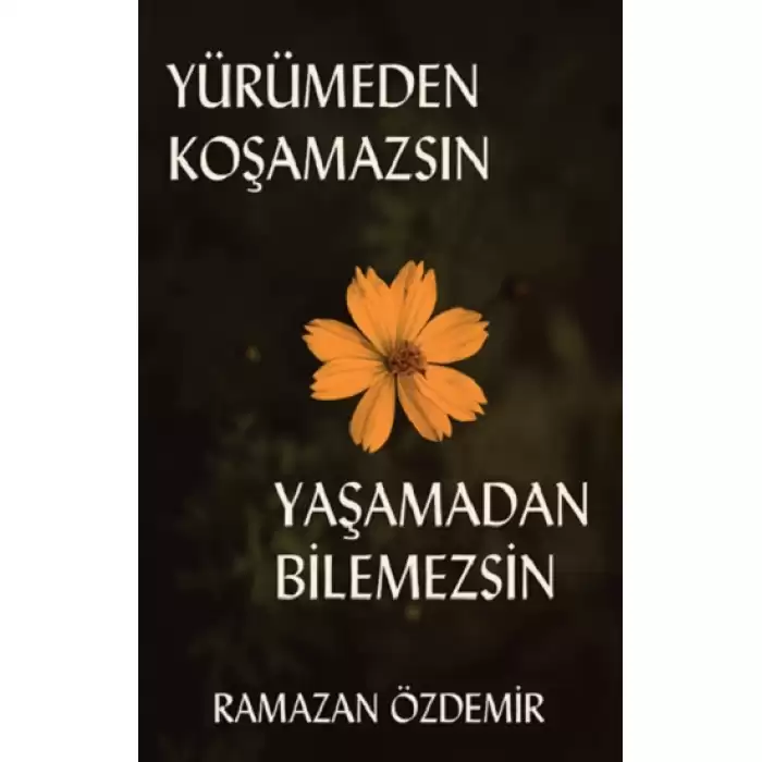 Yürümeden Koşamazsın Yaşamadan Bilemezsin