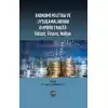 Ekonomi Politika ve Uygulamalarının Ampirik Tahlili: İktisat Finans Maliye