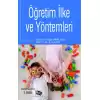 Öğretim İlke ve Yöntemleri