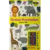 Orman Hayvanları Boyama Kitabı - Minik Ressamlar