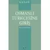 Osmanlı Türkçesine Giriş