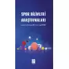 Spor Bilimleri Araştırmaları