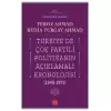 Türkiye’de Çok Partili Politikanın Açıklamalı Kronolojisi (1945-1971)