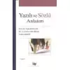 Yazılı ve Sözlü Anlatım