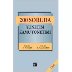 200 Soruda Yönetim Kamu Yönetimi