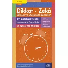 8-9 Yaş Dikkat - Zeka Bilişsel ve Düşünsel Beceriler 5. Kitap - 10 Dakikalık Testler Matematik ve Görsel Zeka