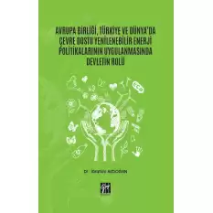 Avrupa Birliği, Türkiye ve Dünyada Çevre Dostu Yenilenebilir Enerji Politikalarının Uygulanmasında Devletin Rolü