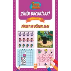 Dikkat ve Görsel Algı - Kral Şakir Zihin Becerileri Aktivite Kitabı