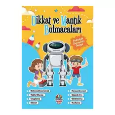 Dikkat Ve Mantık Bulmacaları Mavi Kitap